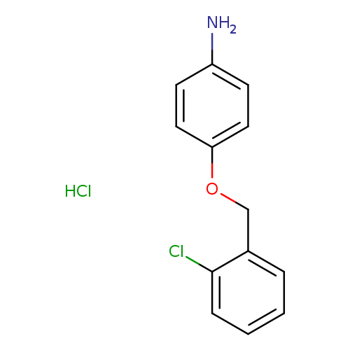 4-[(2-chlorophenyl)methoxy]aniline hydrochloride