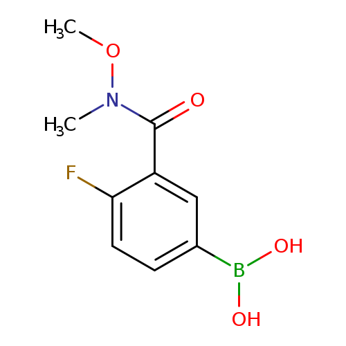 4-FLUORO-3-(METHOXY(METHYL)CARBAMOYL)PHENYLBORONIC ACID