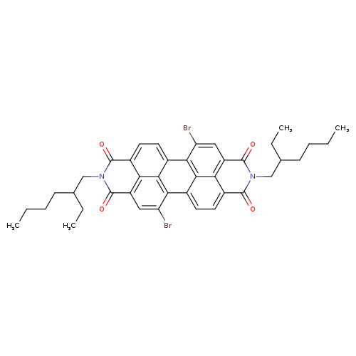 N,N'-Bis(2-ethylhexyloxy)-1,7-dibromo-3,4,9,10-perylene diimide
