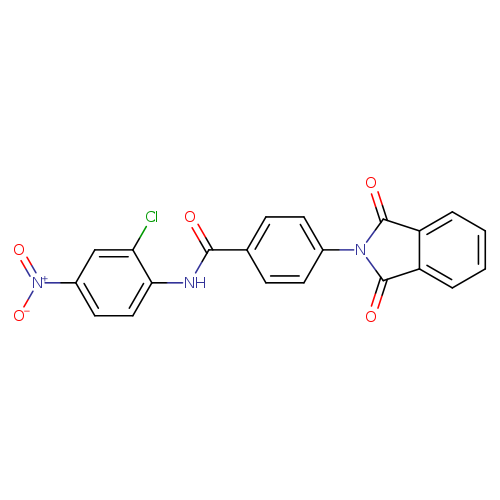 N-(2-chloro-4-nitrophenyl)-4-(1,3-dioxo-2,3-dihydro-1H-isoindol-2-yl)benzamide