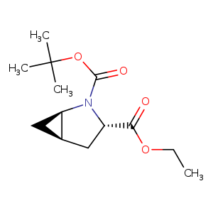 O2-tert-butyl O3-ethyl (1R,3S,5R)-2-azabicyclo[3.1.0]hexane-2,3-dicarboxylate