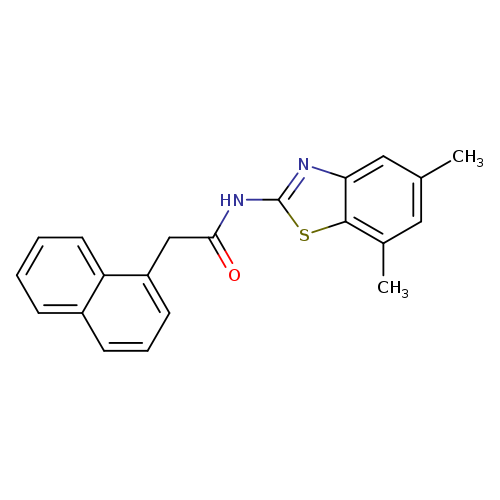 N-(5,7-dimethyl-1,3-benzothiazol-2-yl)-2-(naphthalen-1-yl)acetamide