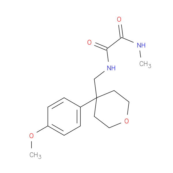 N'-{[4-(4-methoxyphenyl)oxan-4-yl]methyl}-N-methylethanediamide
