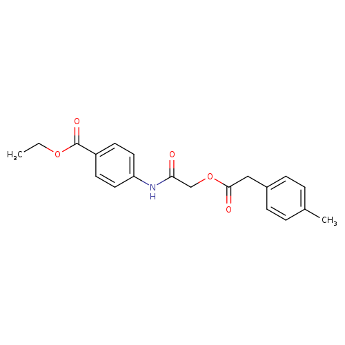 ethyl 4-(2-{[2-(4-methylphenyl)acetyl]oxy}acetamido)benzoate