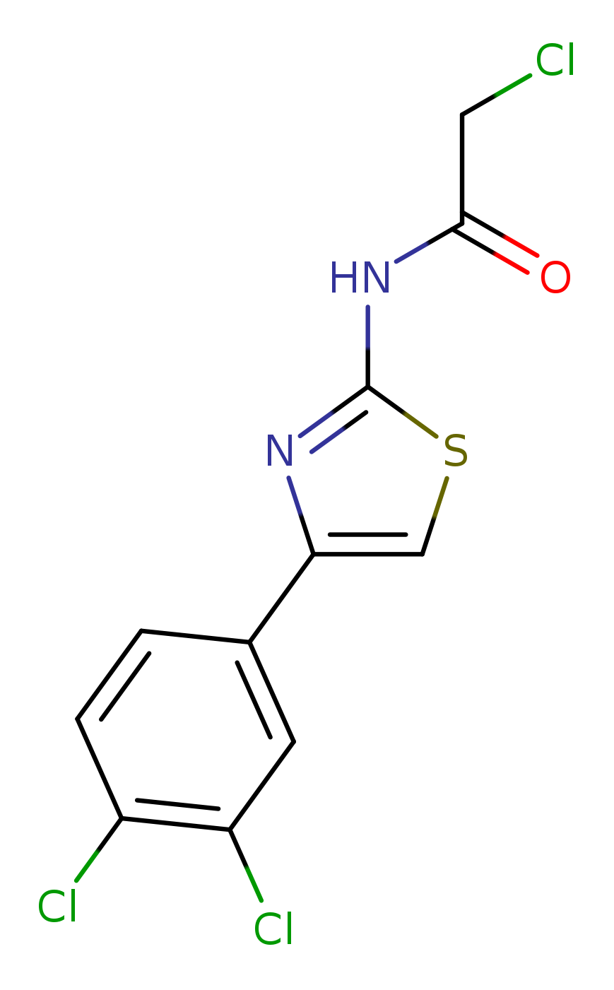 2-chloro-N-[4-(3,4-dichlorophenyl)-1,3-thiazol-2-yl]acetamide