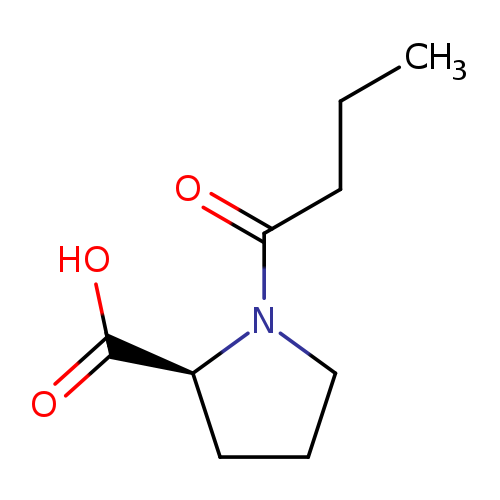 1-Butanoylpyrrolidine-2-carboxylic acid