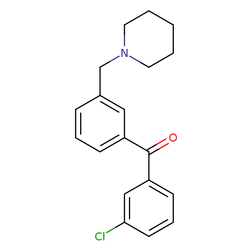 3-Chloro-3'-piperidinomethyl benzophenone