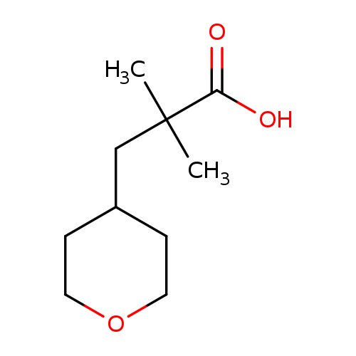 2,2-dimethyl-3-(oxan-4-yl)propanoic acid