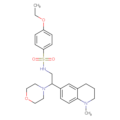 4-ethoxy-N-[2-(1-methyl-1,2,3,4-tetrahydroquinolin-6-yl)-2-(morpholin-4-yl)ethyl]benzene-1-sulfonamide