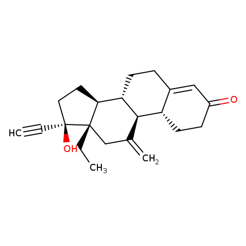 18,19-Dinorpregn-4-en-20-yn-3-one,13-ethyl-17-hydroxy-11-methylene-, (17a)-