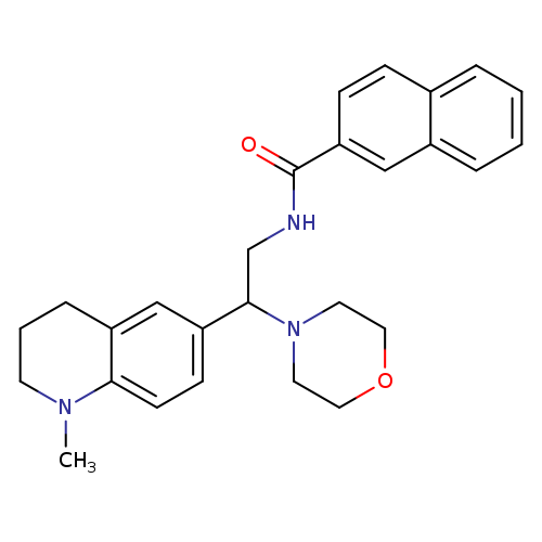 N-[2-(1-methyl-1,2,3,4-tetrahydroquinolin-6-yl)-2-(morpholin-4-yl)ethyl]naphthalene-2-carboxamide