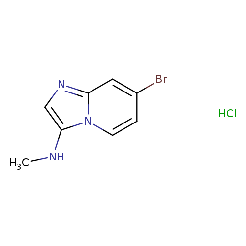 7-bromo-N-methylimidazo[1,2-a]pyridin-3-amine hydrochloride