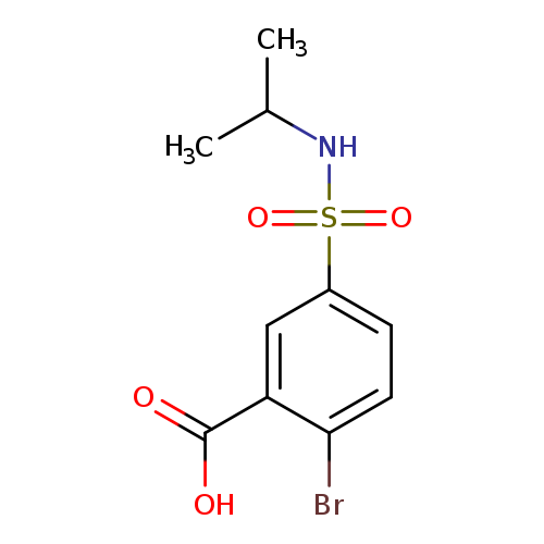 2-bromo-5-[(propan-2-yl)sulfamoyl]benzoic acid