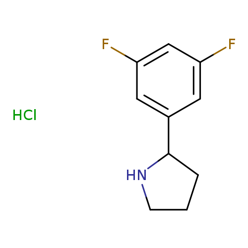 2-(3,5-difluorophenyl)pyrrolidine hydrochloride