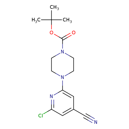 tert-butyl 4-(6-chloro-4-cyanopyridin-2-yl)piperazine-1-carboxylate