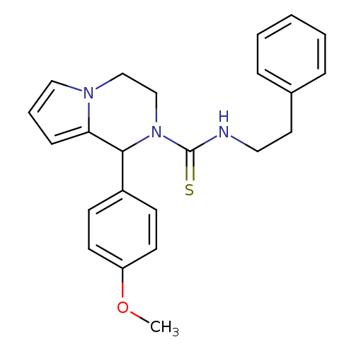 1-(4-methoxyphenyl)-N-(2-phenylethyl)-1H,2H,3H,4H-pyrrolo[1,2-a]pyrazine-2-carbothioamide