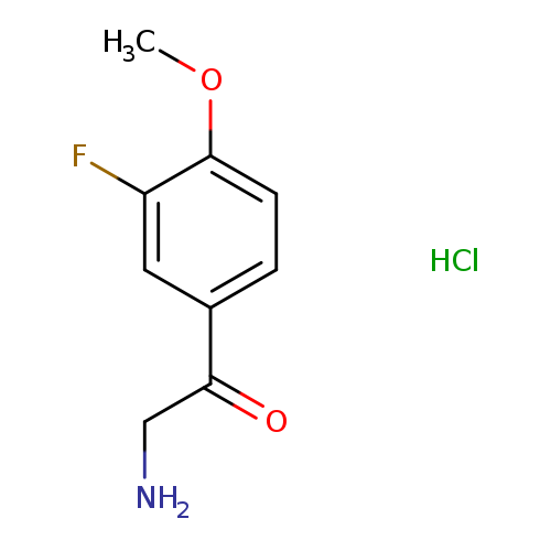 2-amino-1-(3-fluoro-4-methoxyphenyl)ethan-1-one hydrochloride