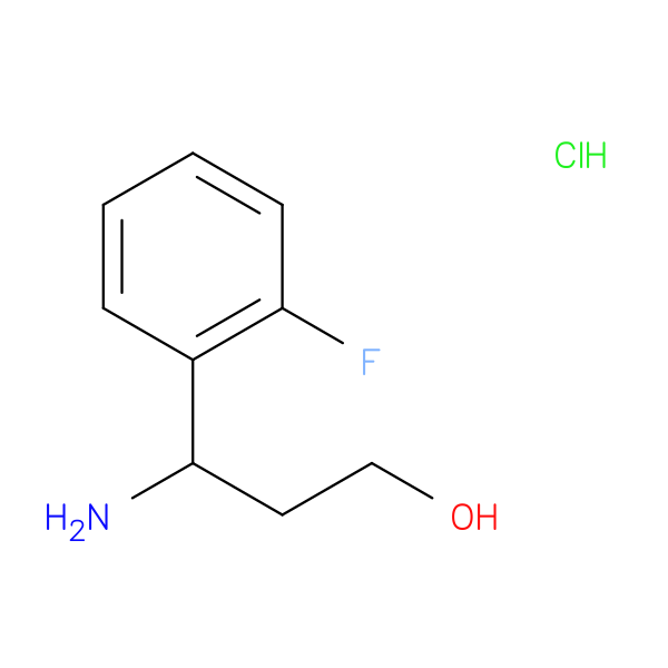 3-Amino-3-(2-fluorophenyl)propan-1-ol hydrochloride