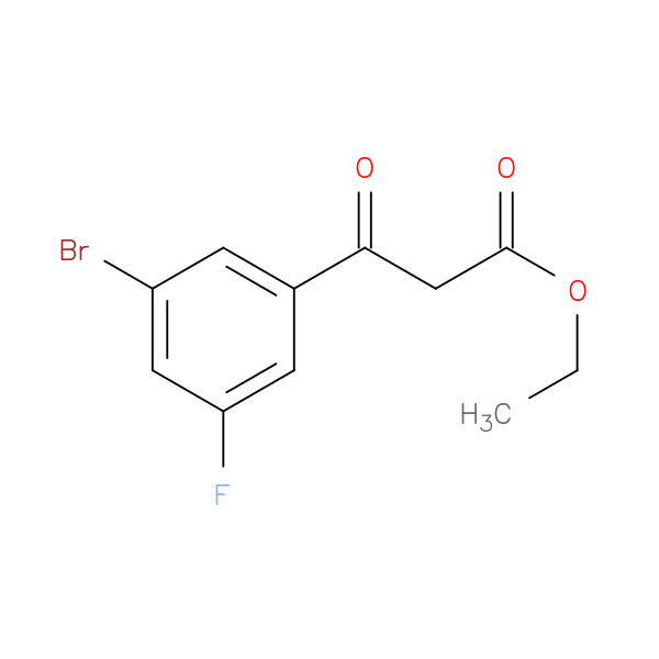 Ethyl (3-bromo-5-fluorobenzoyl)acetate