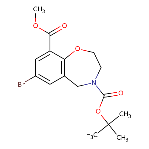 4-tert-butyl 9-methyl 7-bromo-2,3-dihydrobenzo[f][1,4]oxazepine-4,9(5H)-dicarboxylate
