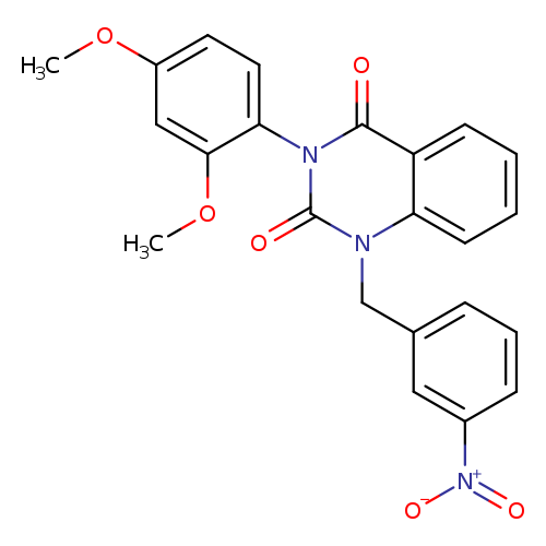 3-(2,4-dimethoxyphenyl)-1-[(3-nitrophenyl)methyl]-1,2,3,4-tetrahydroquinazoline-2,4-dione