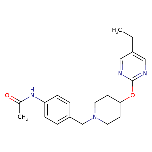 N-[4-({4-[(5-ethylpyrimidin-2-yl)oxy]piperidin-1-yl}methyl)phenyl]acetamide