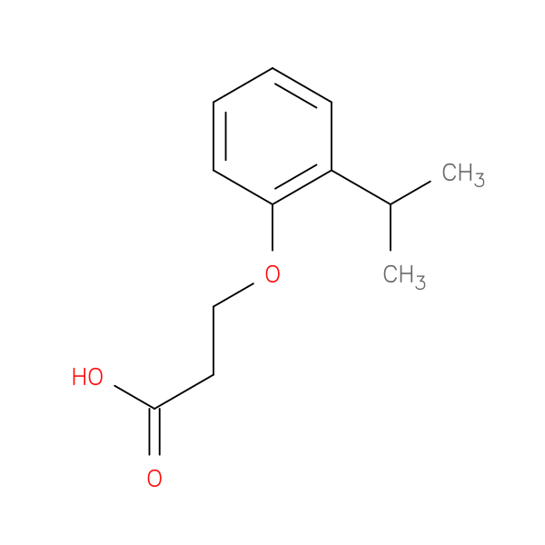 3-[2-(propan-2-yl)phenoxy]propanoic acid