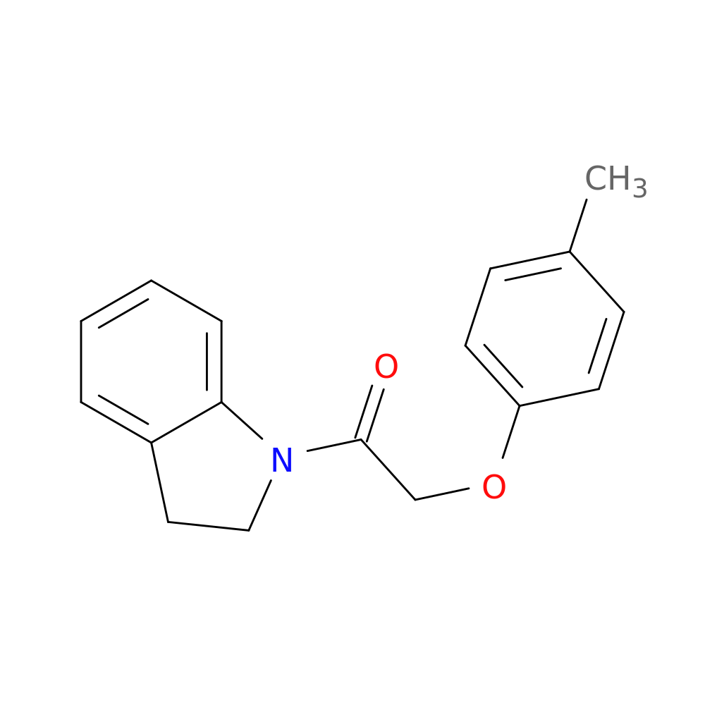 1-[(4-methylphenoxy)acetyl]indoline