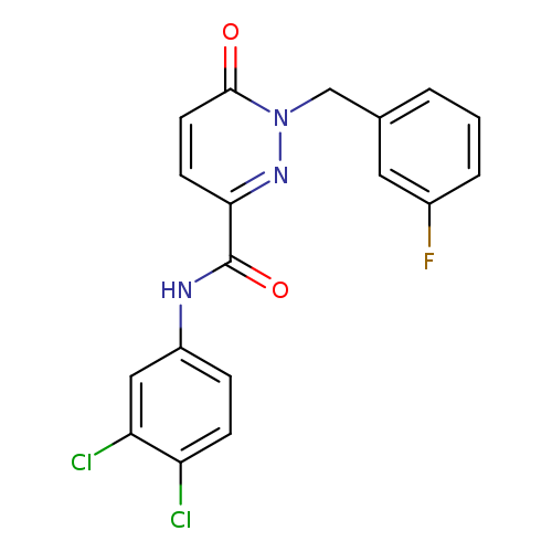 N-(3,4-dichlorophenyl)-1-[(3-fluorophenyl)methyl]-6-oxo-1,6-dihydropyridazine-3-carboxamide