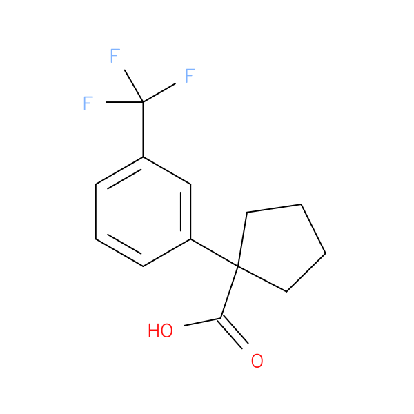 1-[3-(Trifluoromethyl)phenyl]cyclopentane-1-carboxylic acid