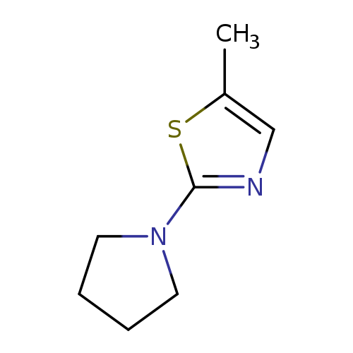 5-methyl-2-(pyrrolidin-1-yl)-1,3-thiazole