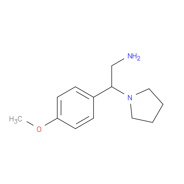 2-(4-Methoxyphenyl)-2-(pyrrolidin-1-yl)ethanamine