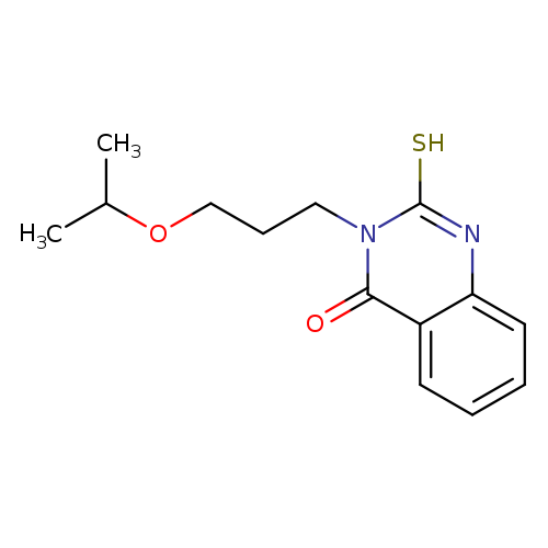 3-[3-(propan-2-yloxy)propyl]-2-sulfanyl-3,4-dihydroquinazolin-4-one