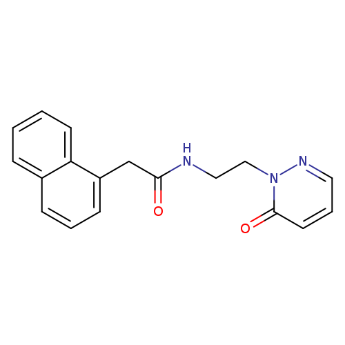 2-(naphthalen-1-yl)-N-[2-(6-oxo-1,6-dihydropyridazin-1-yl)ethyl]acetamide