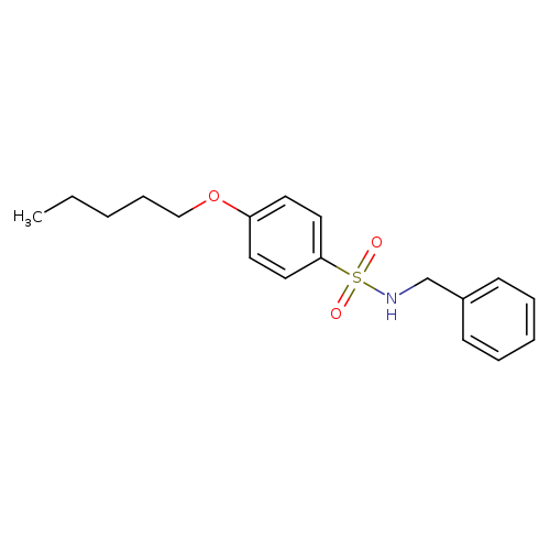 N-benzyl-4-(pentyloxy)benzenesulfonamide