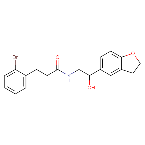 3-(2-bromophenyl)-N-[2-(2,3-dihydro-1-benzofuran-5-yl)-2-hydroxyethyl]propanamide