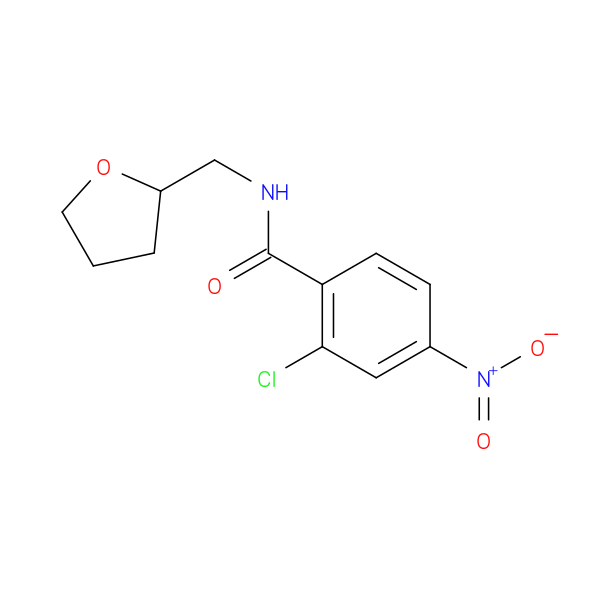 2-chloro-4-nitro-N-[(oxolan-2-yl)methyl]benzamide