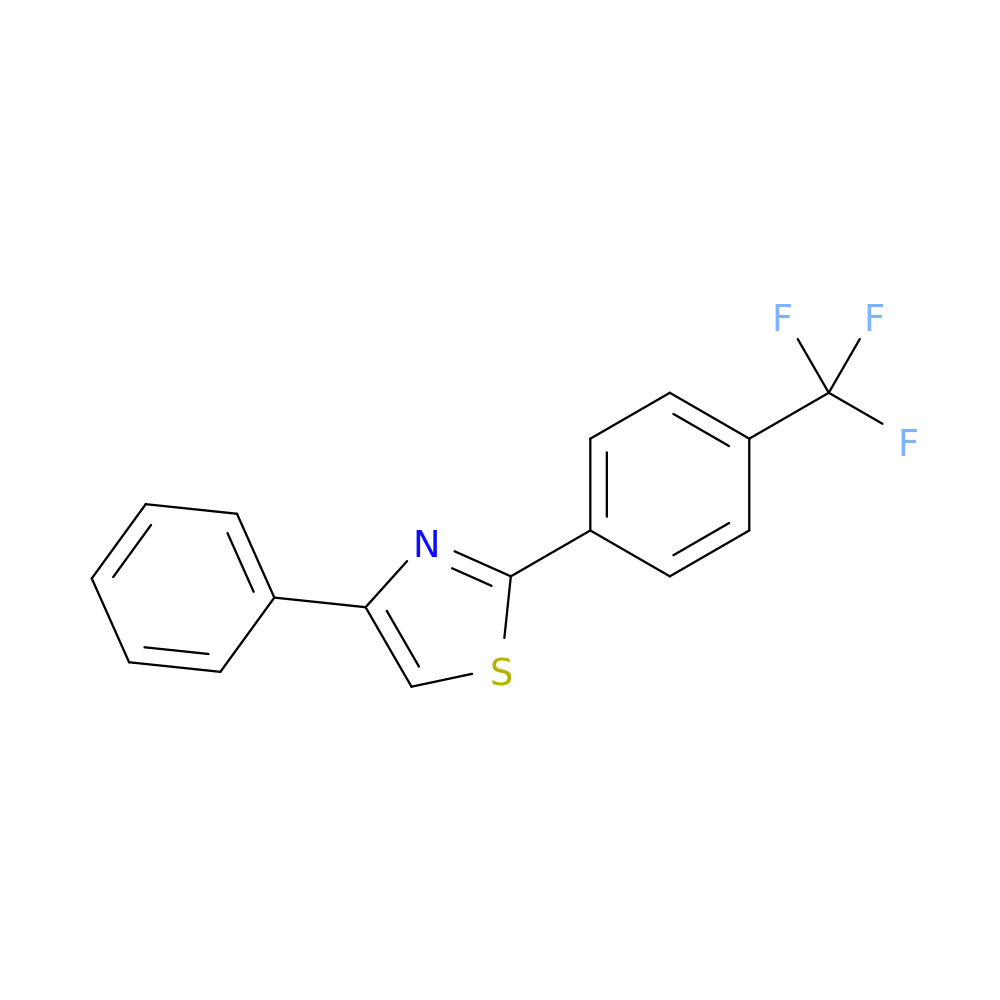 4-Phenyl-2-(4-(trifluoromethyl)phenyl)thiazole