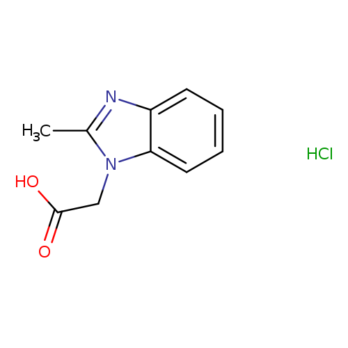 2-(2-Methyl-1h-1,3-benzodiazol-1-yl)acetic acid hydrochloride