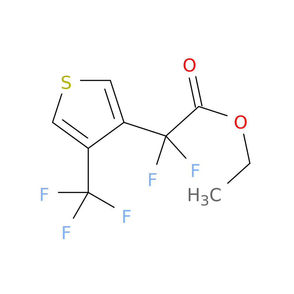 ethyl 2,2-difluoro-2-[4-(trifluoromethyl)thiophen-3-yl]acetate