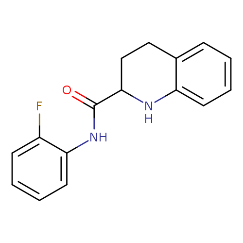 N-(2-fluorophenyl)-1,2,3,4-tetrahydroquinoline-2-carboxamide