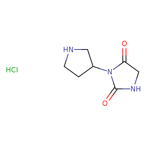 3-(PYRROLIDIN-3-YL)IMIDAZOLIDINE-2,4-DIONE HYDROCHLORIDE