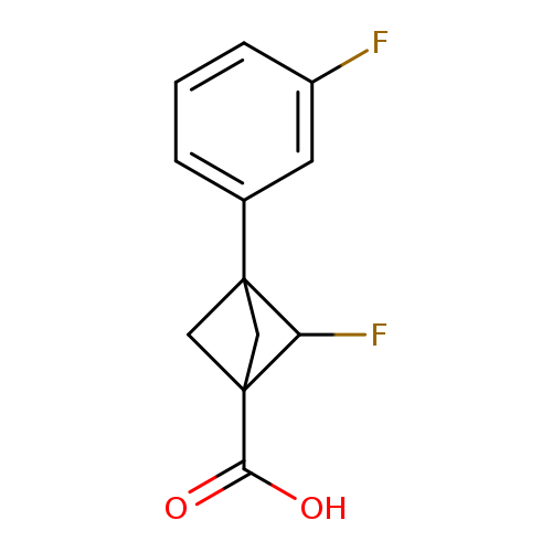 2-fluoro-3-(3-fluorophenyl)bicyclo[1.1.1]pentane-1-carboxylic acid