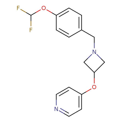 4-[(1-{[4-(difluoromethoxy)phenyl]methyl}azetidin-3-yl)oxy]pyridine