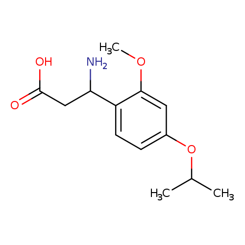 3-Amino-3-(4-isopropoxy-2-methoxyphenyl)propanoic acid