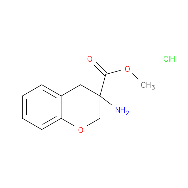 methyl 3-amino-3,4-dihydro-2H-1-benzopyran-3-carboxylate hydrochloride