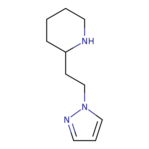 2-[2-(1H-Pyrazol-1-yl)ethyl]piperidine