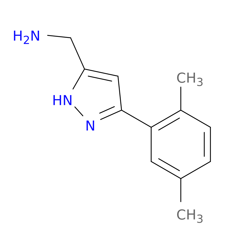 [3-(2,5-dimethylphenyl)-1H-pyrazol-5-yl]methanamine