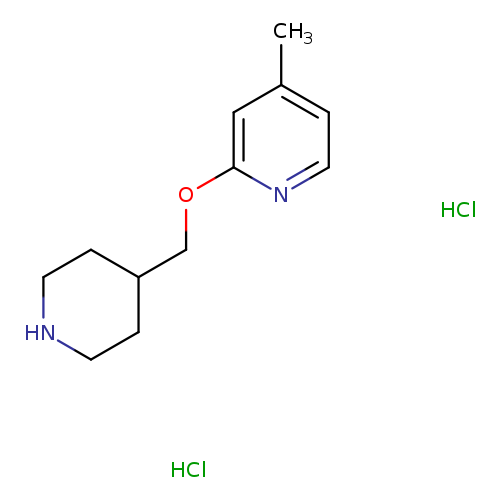 4-methyl-2-[(piperidin-4-yl)methoxy]pyridine dihydrochloride