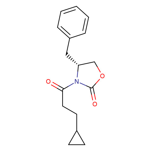 3-(3-Cyclopropyl-1-oxopropyl)-4(r)-(1-phenylmethyl)-2-oxazolidinone